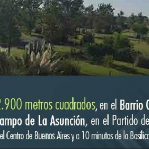 Venta Terreno en B° Cdo La Asunción Club de Campo, Luján